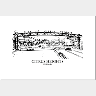 Citrus Heights - California Posters and Art